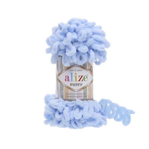 Alize Puffy 183 Baby modrá